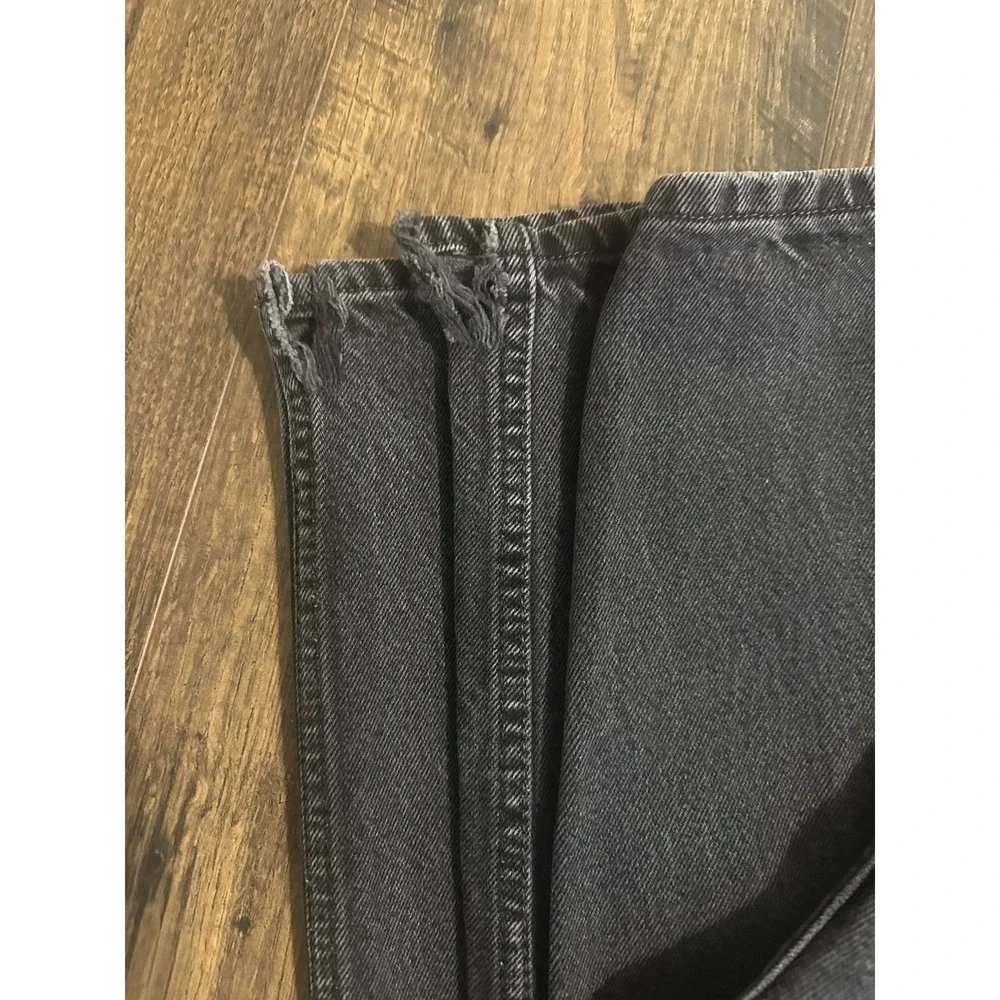 Levis 550 Black Dark Wash Relaxed Fit Jeans Sz 36x32